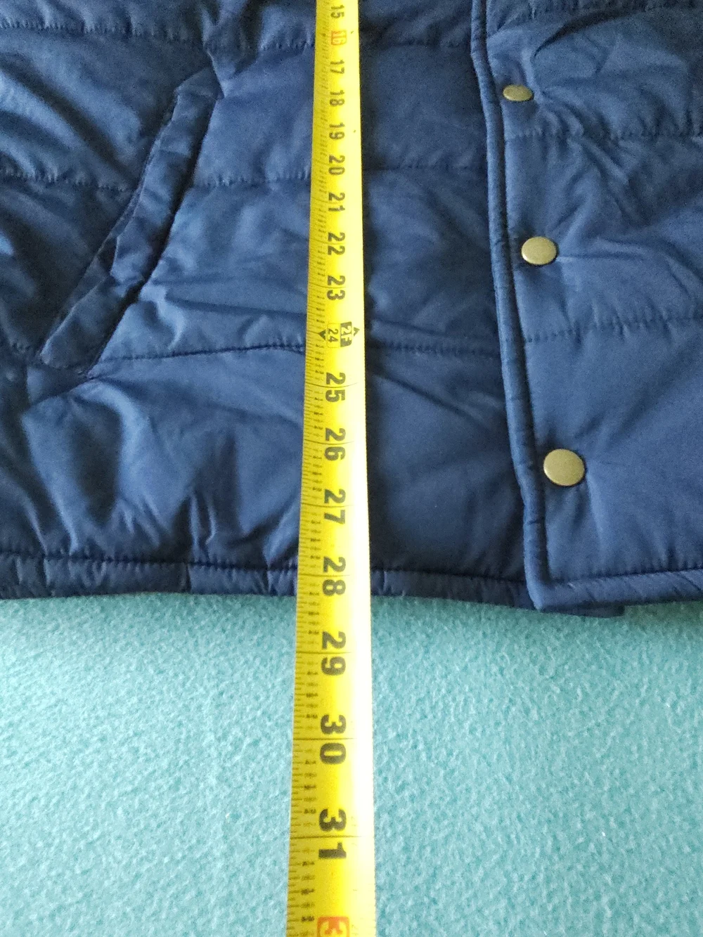 J. Crew Navy and Tan Quilted Puffer Vest NWT